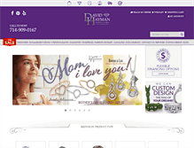 Tablet Screenshot of davidhaymanjewellers.com